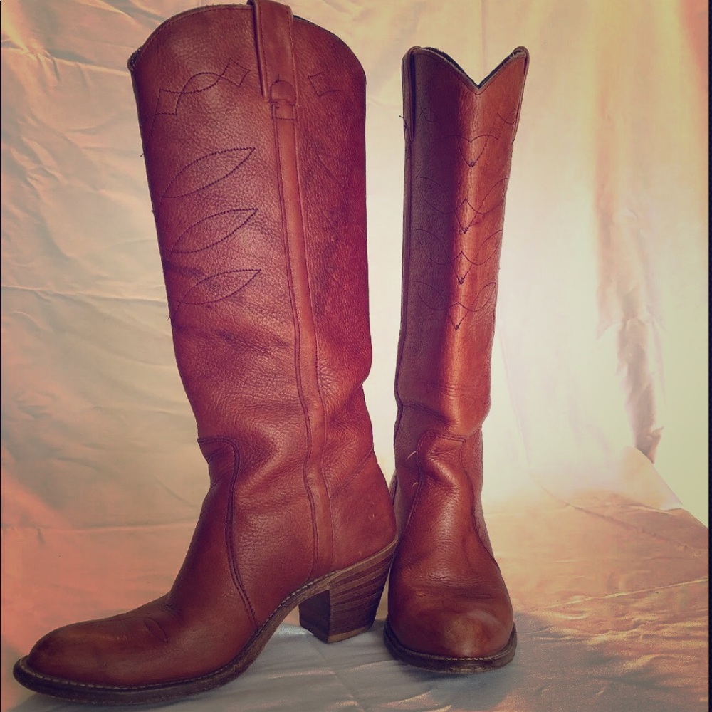 Vintage women’s double H boots size 8